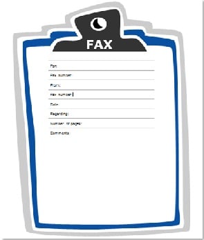 Fax Cover Template