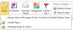 Outlook Rules