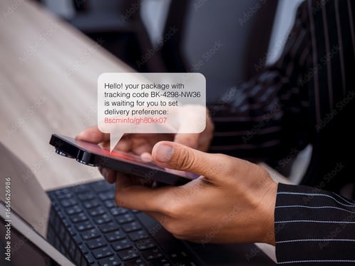 Smishing Shipping Carrier messages