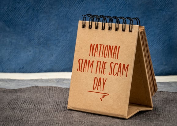 National SLAM the Scam Day Prevents Identity Theft and Fraud