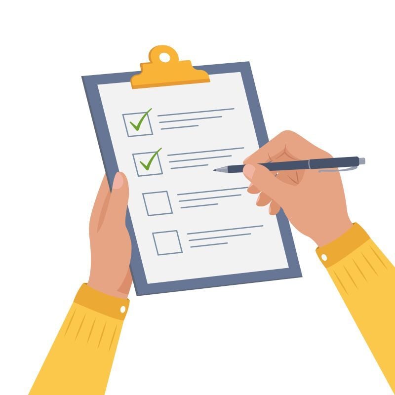 Checklist to compliance
