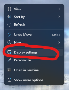 Ekaru Blog - Right Click to Display Settings