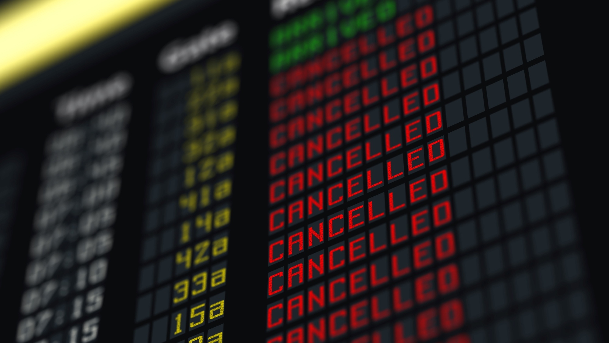 Flights Cancelled