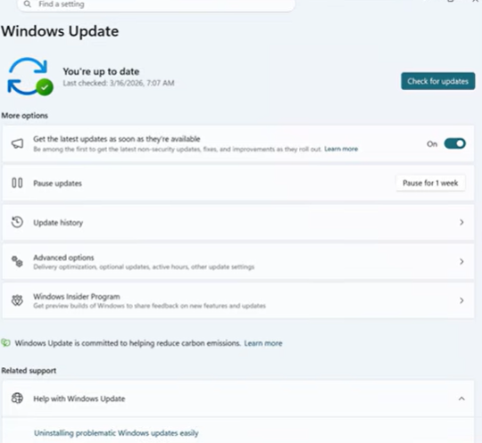 Controlled Windows 11 Update