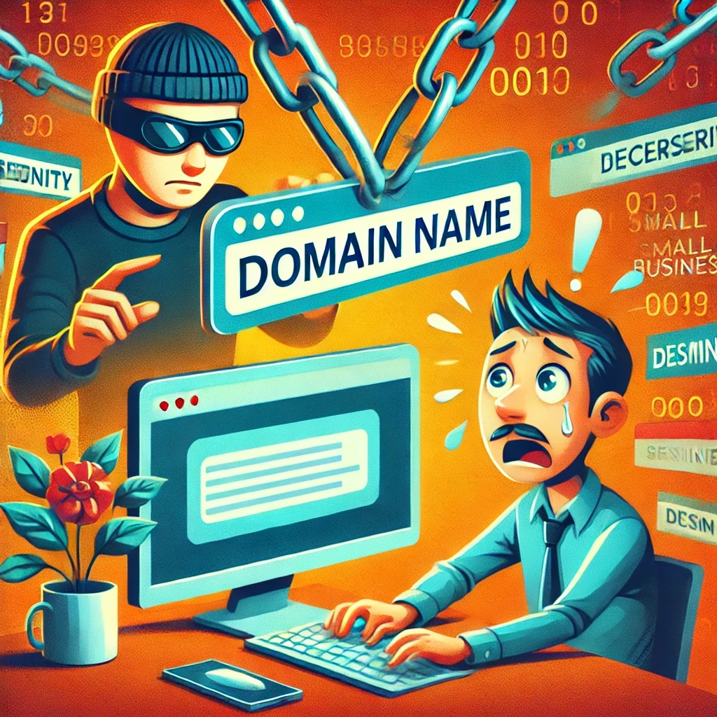 Steal a domain name