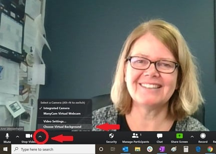 Zoom - Choose Virtual Background