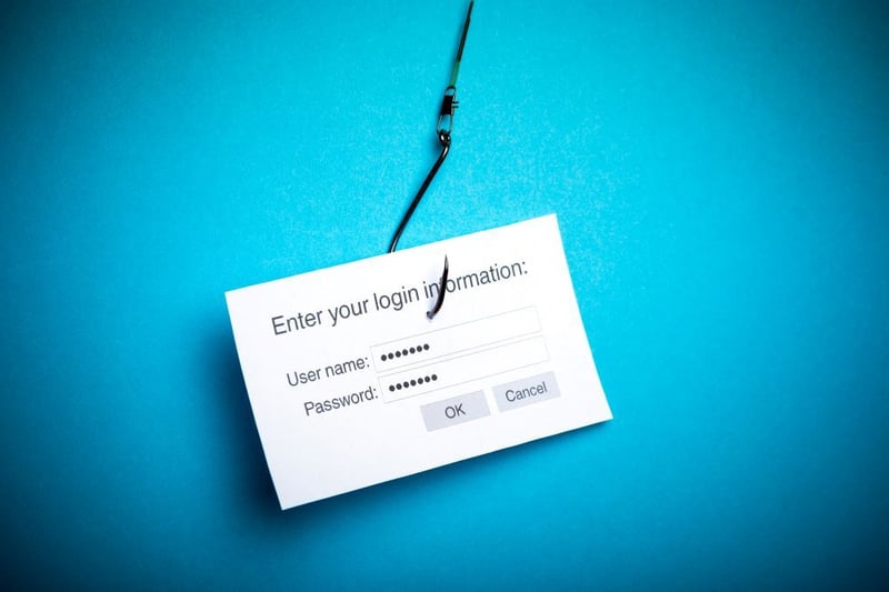email phishing username password