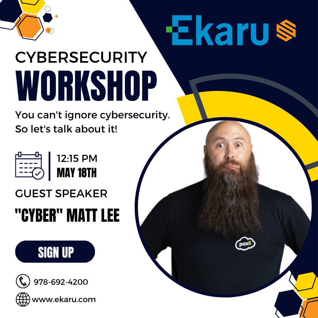Training - Cybersecurity Workshop with Matt Lee