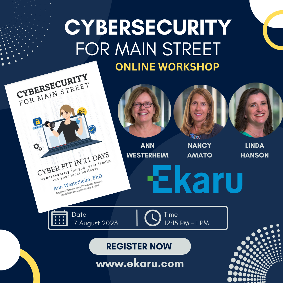 Training - Cybersecurity Workshop - Cybersecurity for Main Street