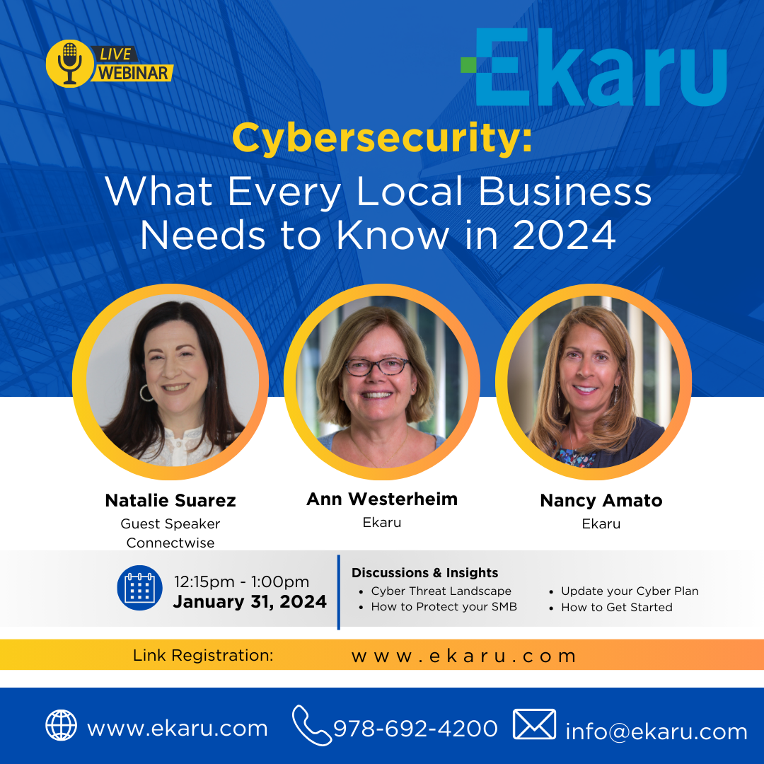 Training Workshop - Cybersecurity: What Every Local Business Needs to Know in 2024